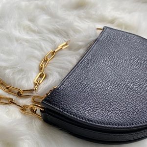 Burberry half moon shoulder bag